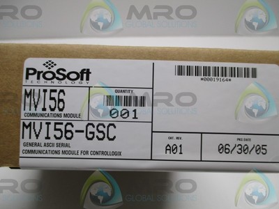 PROSOFT MVI56 MVI56-GSC COMM. MODULE DATE: 2005 * FACTORY SEALED *