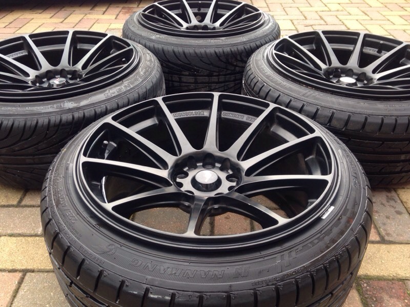 18" Japan Racing Concave Series Alloy wheels & Tyres 5x120 5x114.3 BMW