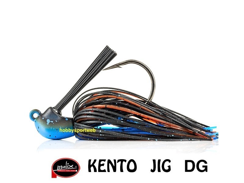 MOLIX KENTO DG JIG 3/8 OZ COL 688 BIG O CRAW 10 GR SPINNING BLACK BASS