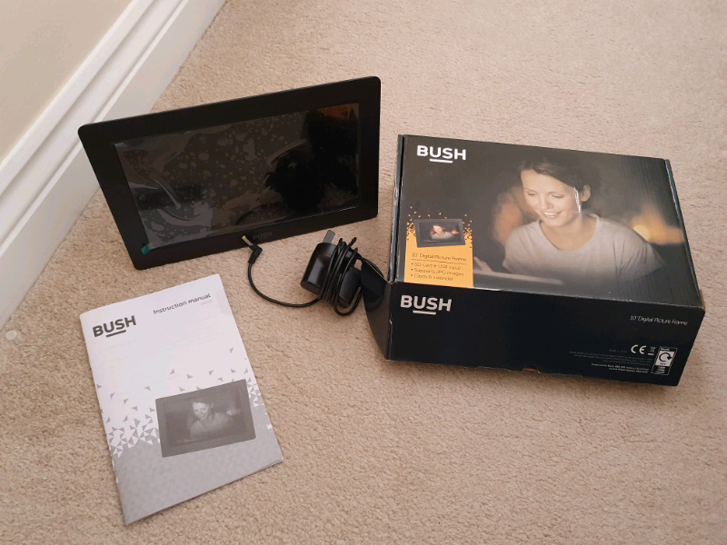 Bush 10" digital picture frame in Wroughton, Wiltshire Gumtree