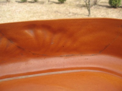 ROSEVILLE USA FREESIA  pottery planter vase 16