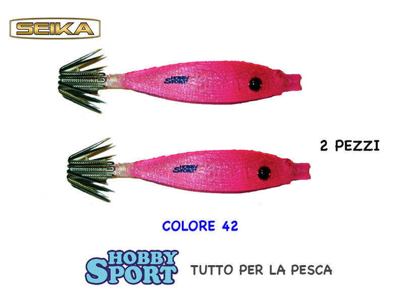 OPPAI SOFT SEIKA IN SETA 5 CM  - TATAKI FISHING  COL 42 PINK CONF 2 PEZZI