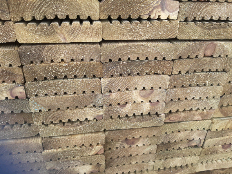 3.6m Redwood Decking Boards 120mm Wide in Barnsley, South Yorkshire