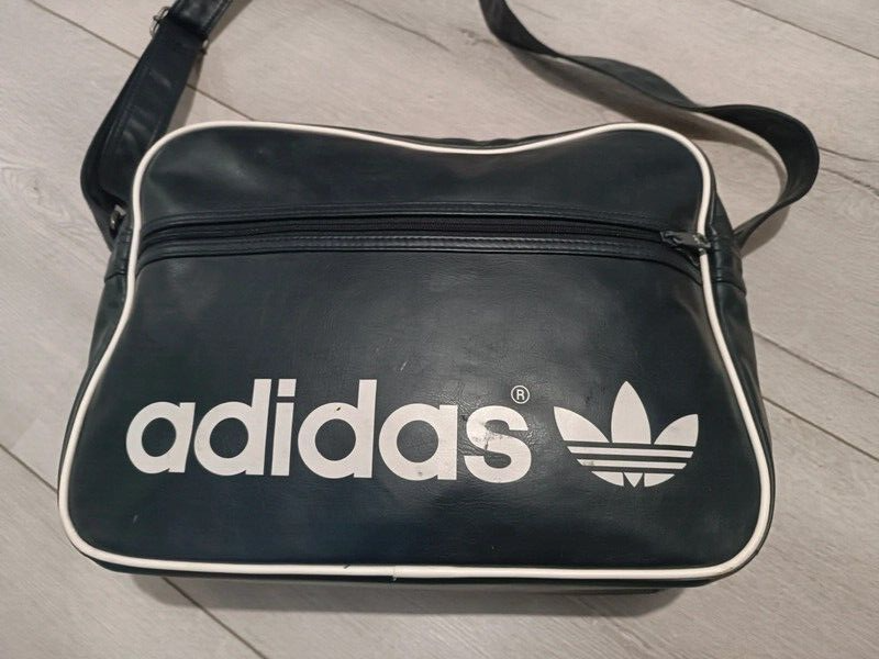 バッグ vintage old adidas messenger bag Y2K Vintage Adidas Originals Messenger Bag Blue Trefoil Logo