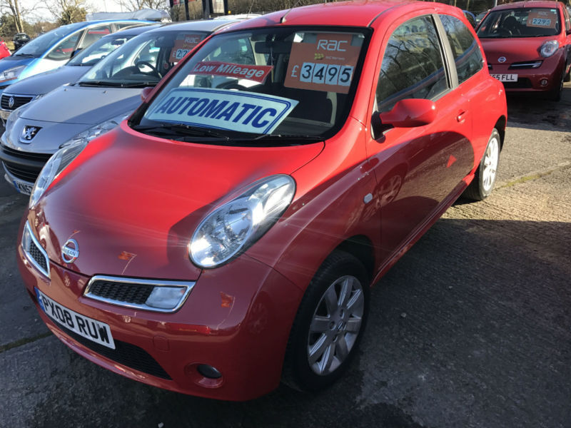 08 REG Nissan Micra 1.2 16v ( 79bhp ) auto Acenta+ in Newcastle, Tyne