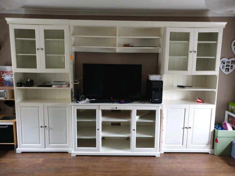 Large IKEA white wall unit in Bonnybridge, Falkirk Gumtree