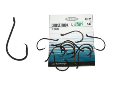 2 CONF. AMO MARE CIRCLE HOOK FLADEN  SIZE 1/0  CONF. 10 PEZZI COD. 140310