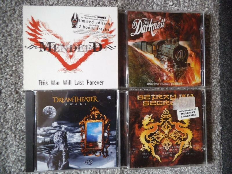 4 Cd´s - Metal / Hardrock Sammlung!