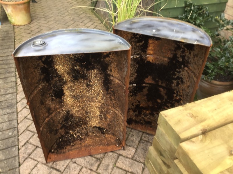 Oil drum halves in Cottingham, East Yorkshire Gumtree