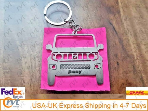Key chain  for Suzuki Jimny - Metallic Hook Keychain Keyring Set