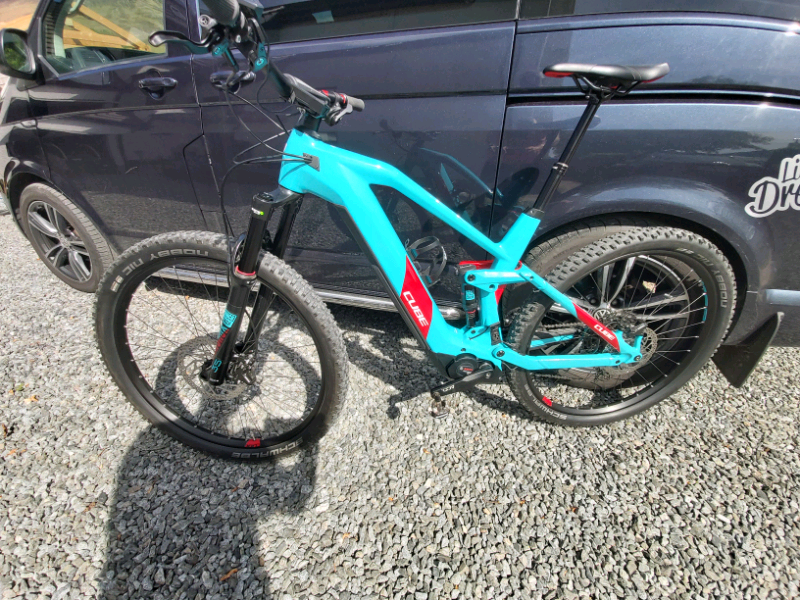 SOLD Cube electric full suspension bike, 2020 model in Pitlochry