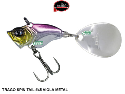 MOLIX TRAGO SPIN TAIL 14 GR COLORE 45 VIOLA METAL SPINNING BLACK BASS