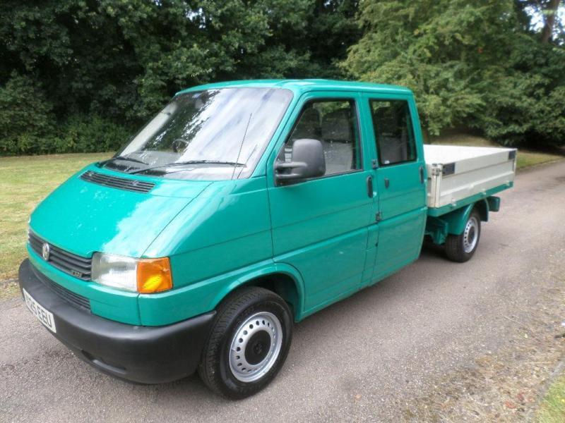 Volkswagen Transporter 2.5 TDI T4 CREW CAB DROPSIDE TRUCK V REG 142K