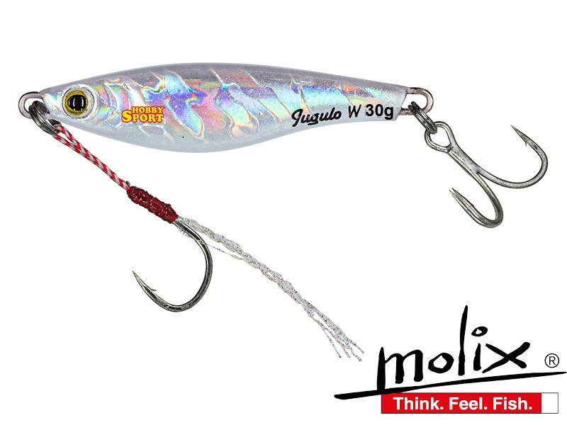 MOLIX JUGULO WIDE 30 GR  COLORE SW26 CRAZY WHITE CON ASSIST   SPINNING MARE