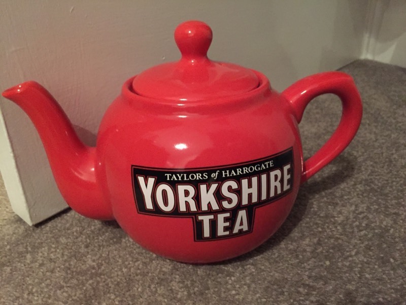 Taylor's of Harrogate Yorkshire Tea Pot in York, North Yorkshire