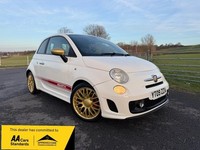 2009 Abarth 500 1.4 16V T-Jet 3dr JUST 66k 10 SERVICES RED LEATHER  HATCHBACK Pe