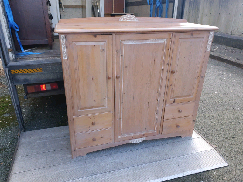 St michael furniture, childs wardrobe in washed pine in Wirral, Merseyside Gumtree