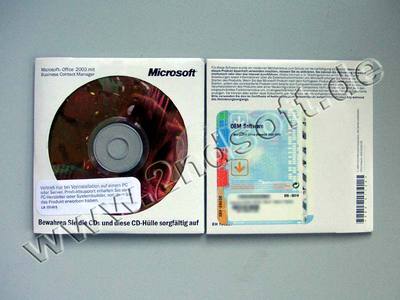 Microsoft Office 2003 Basic OEM-Vollversion, deutsch Word, Excel, Outlook