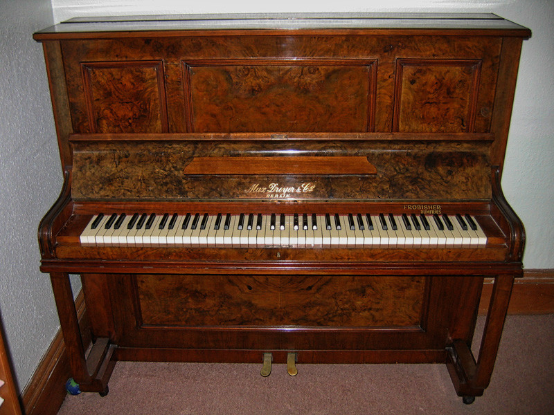 Upright Piano including Stool German Made in Edinburgh Gumtree