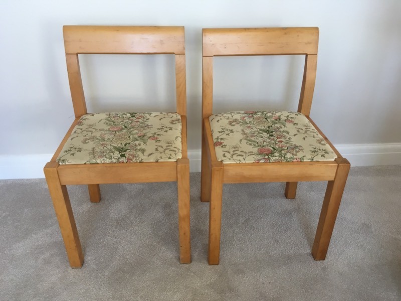 Two dining room chairs - solid wood | in Heath, Cardiff | Gumtree