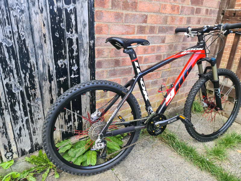 cube carbon fibre mountain bike