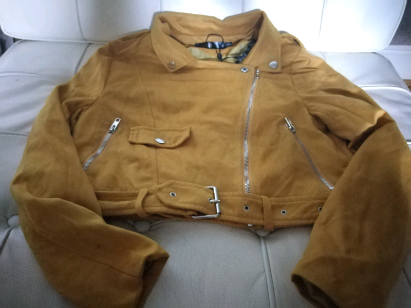 Missguided mustard colour jacket, Size 6, Exc Condition!! in Derby