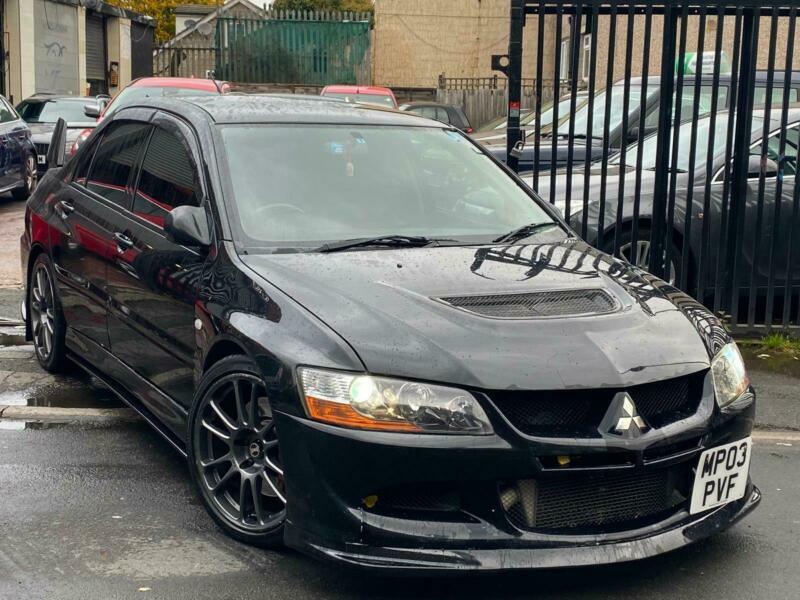 2003 MITSUBISHI LANCER EVO 8 EVOLUTION VIII GSR IMPORT BLACK 400BHP