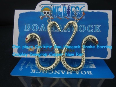 One Piece Costume Boa Hancock Snake Earring Cosplay Dewgrop Copper New Rar