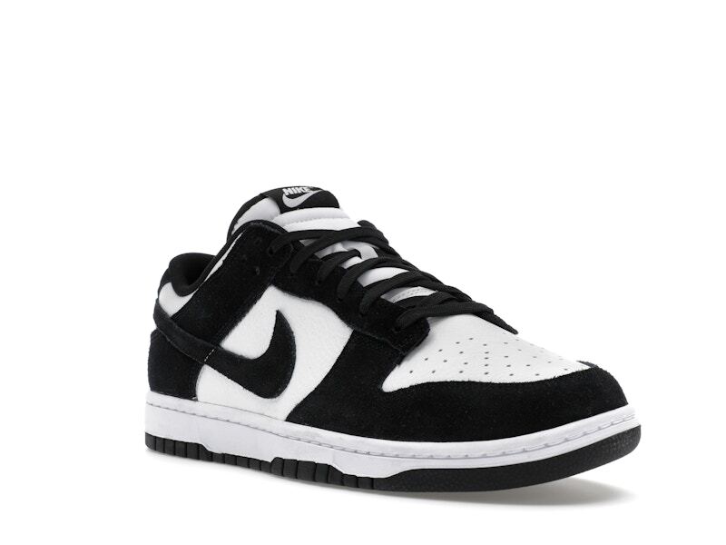 靴 NIKE DUNK LOW RETRO BLACK PANDA 28cm Nike Dunk Low Suede Panda - FQ8249-100 | eBay