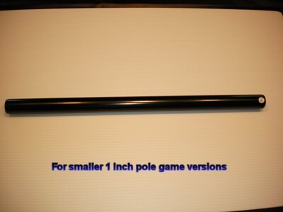 1 Single New Replacement Eastpoint 17'' Black Metal Pole Axe Throw Game #6