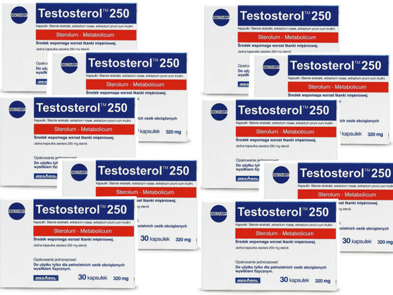 MEGABOL TESTOSTEROL 30-300 kaps TESTOSTERON BOOSTER MUSKELAUFBAU LIBIDO ANABOL