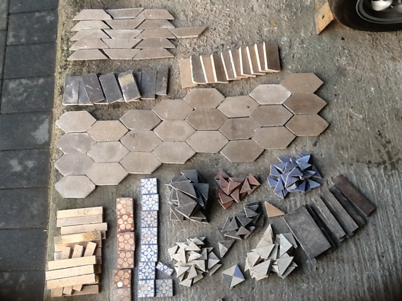Reclaimed Victorian Floor Tiles In Helston Cornwall Gumtree