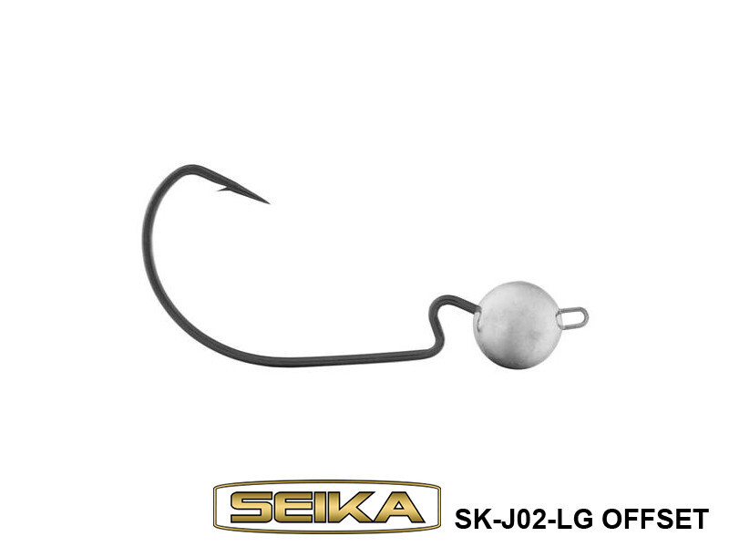 SEIKA SK J02  OFFSET BOMB 5.0 GR  HOOK SIZE 1  JIG HEAD  X SILICONICI  3 PZ