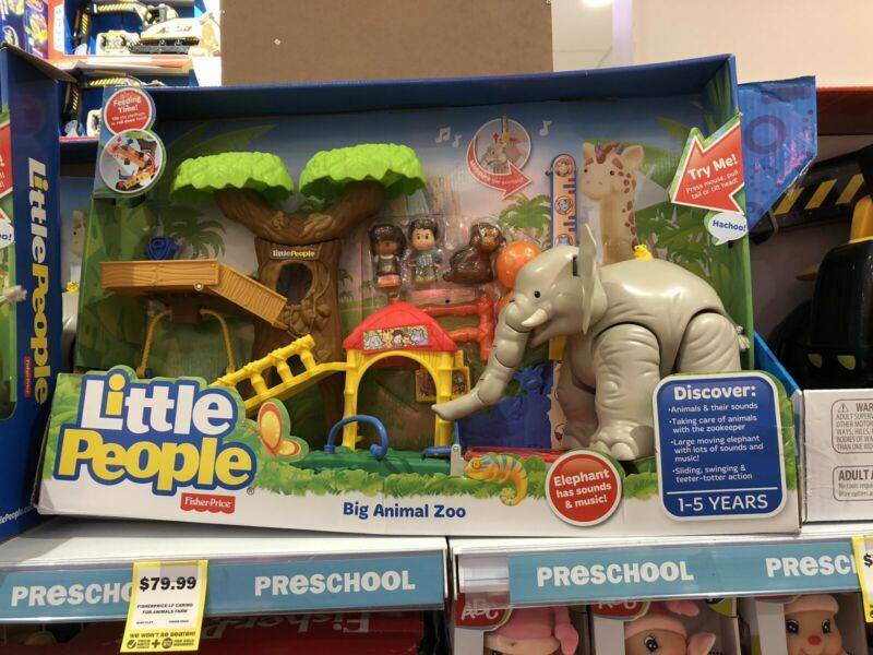 Little People Toys Big Animal Zoo Just The Big Props Toys