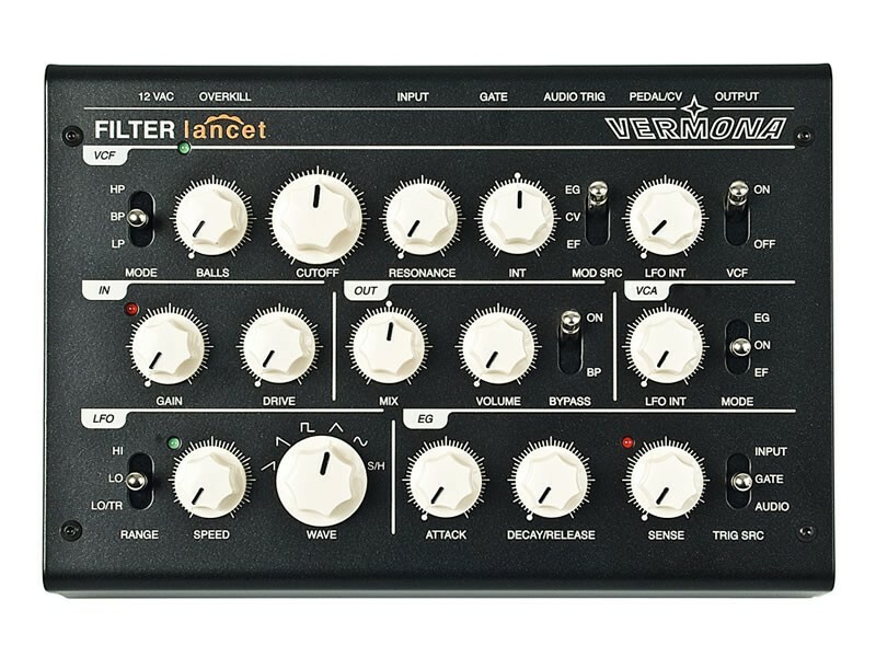 Module filter. Vermona filter lancet. vermona vsr 3.2. vermona retubeverb. vermona retroverb lancet.