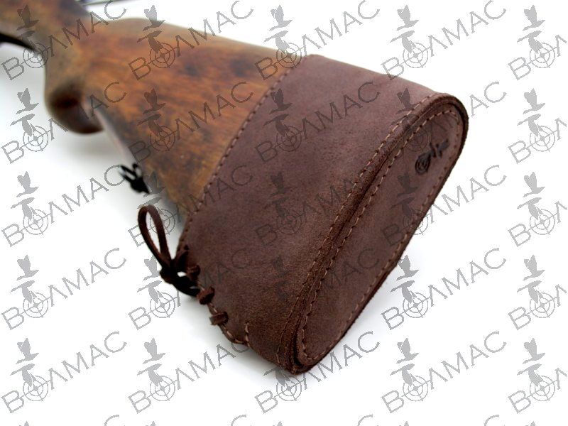 Made in Europe QWX Slip On Recoil Pad Genuine Leather Shotgun Rifle Butt stock