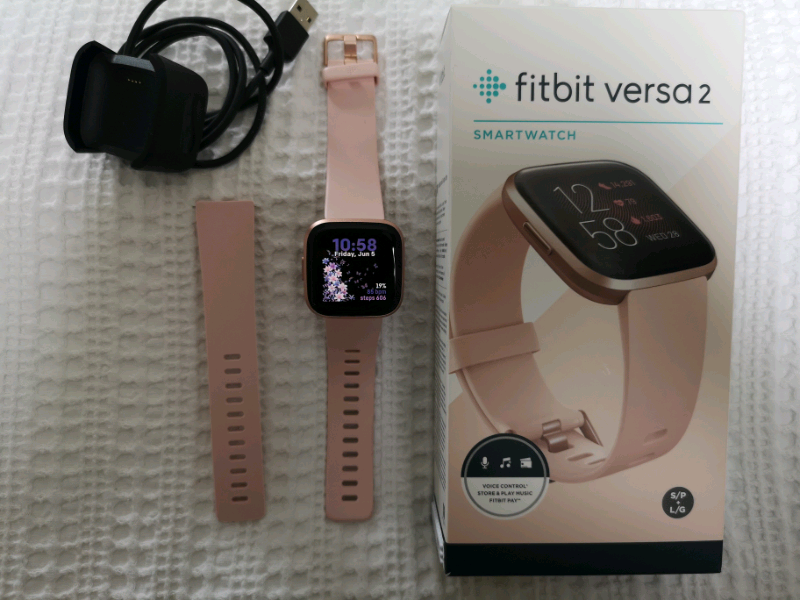 fitbit versa 2 rose gold best price