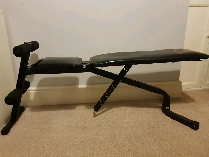 Weights Bench Weights Bar Dumbbells And 55kg Of Iron Weight