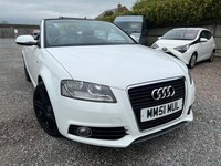 2012 Audi A3 S Line TFSi Cabriolet Manual Convertible Petrol Manual