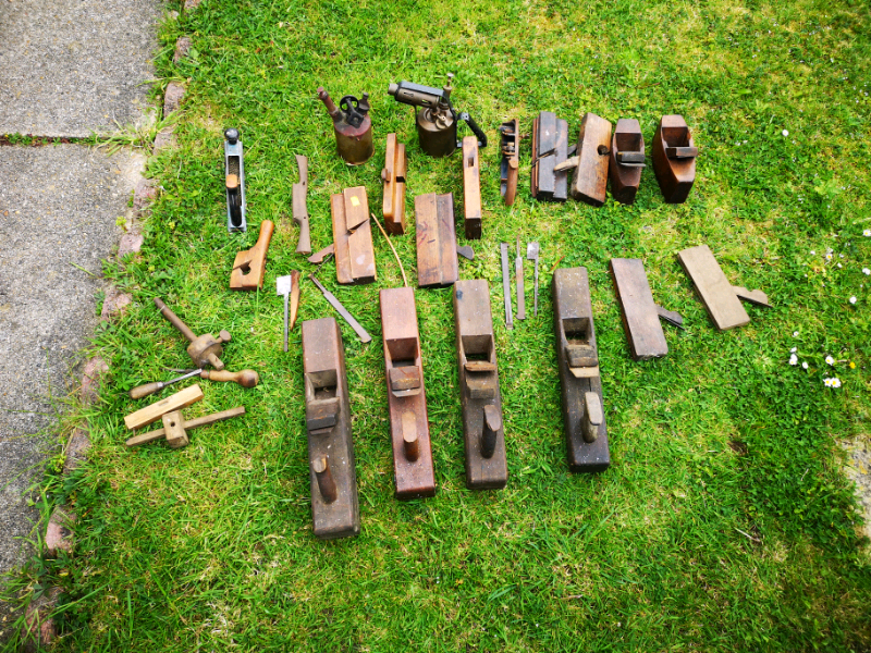 Vintage woodworking tools in Carlton Colville Suffolk 