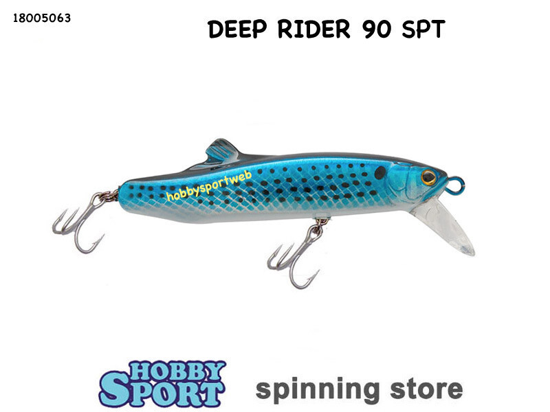 RAPTURE DEEP RIDER 90 MM  SPT BLUE BLACK SPOTTED SPINNING SUPER SINKING 18005063