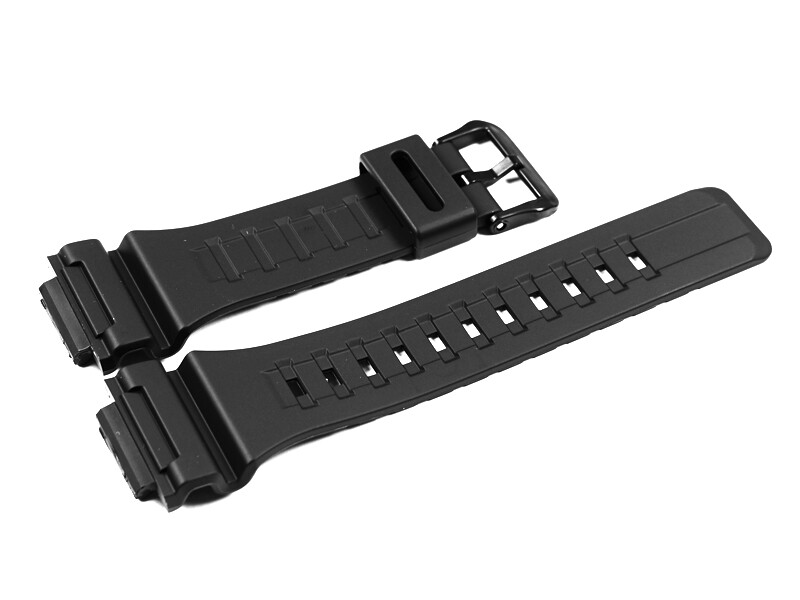 Uhrenarmband Casio Aq-S810w W-735h Aq-S810w-1 W-735h-1 Kunststoff Schwarz