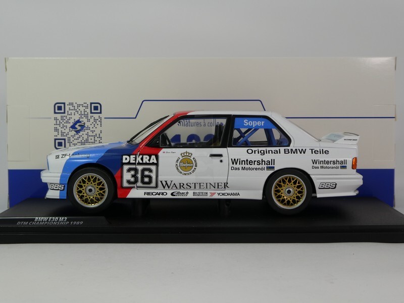 1/18ミニカー ミニチャンプス　BMW M3 DTM Minichamps Bmw M3 #8 Mathey Blaupunkt Dtm 1988 1/18