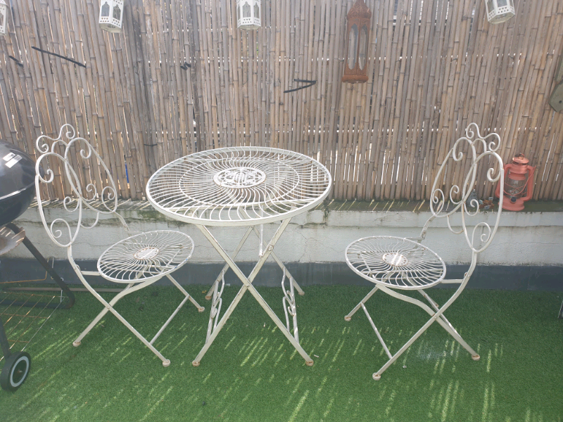 Metal garden furniture table and chairs | in Haringey, London | Gumtree