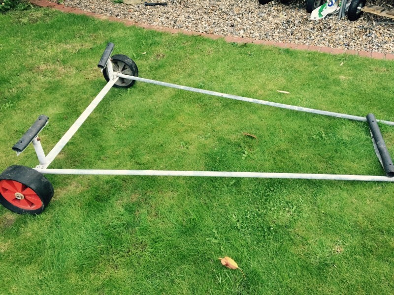Laser dinghy launching trolley galvanised rapide in Newbury