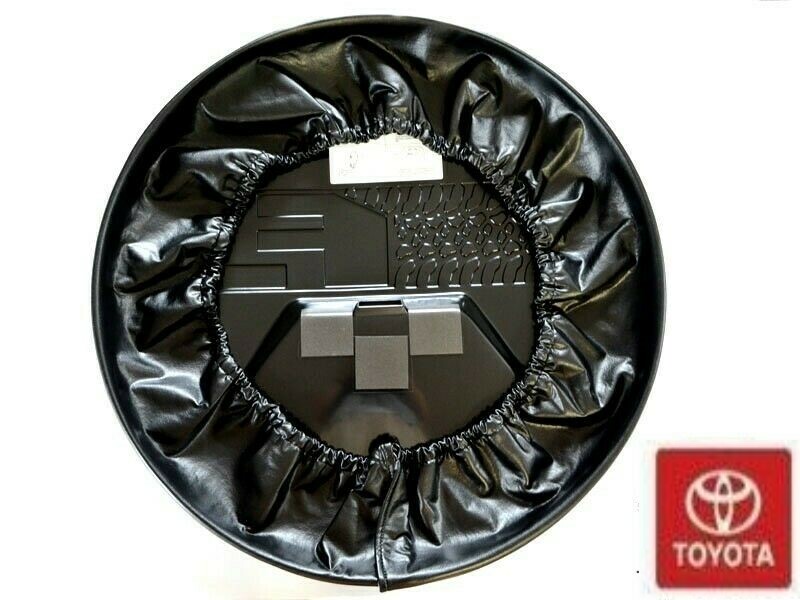NEW OEM TOYOTA FJ CRUISER SPARE TIRE COVER MODELS WITH BACK UP CAMERA
