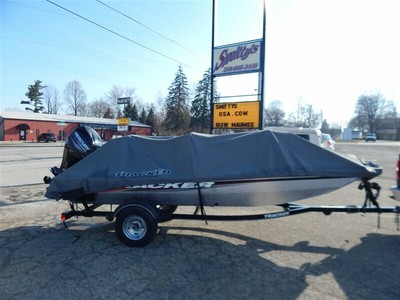 2016 PRO 160 FISHING BOAT MERCURY 40hp 4-STROKE TROLLING MOTOR TRAILER COVER WOW