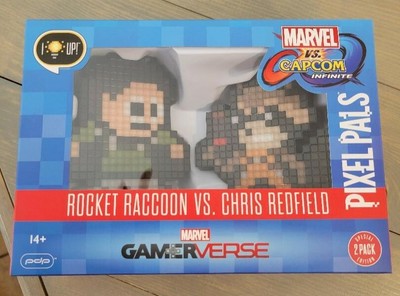 Pixel Pals Marvel Vs. Capcom Rocket Raccoon Vs. Chris Redfield. New