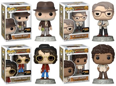 Indiana Jones (Dial of Destiny) Funko Pop! Complete Set (4) **IN STOCK**