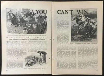 Monte Carlo Casino 1926 gambling pictorial  You Can t Win  Roulette Craps Horses